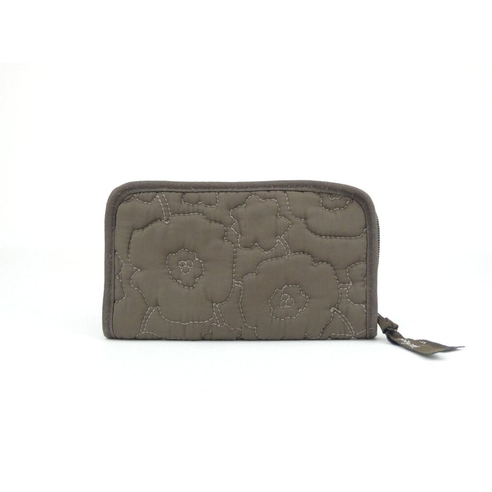 Thirty-One‎ Brown Quilted Poppy Soft Wallet